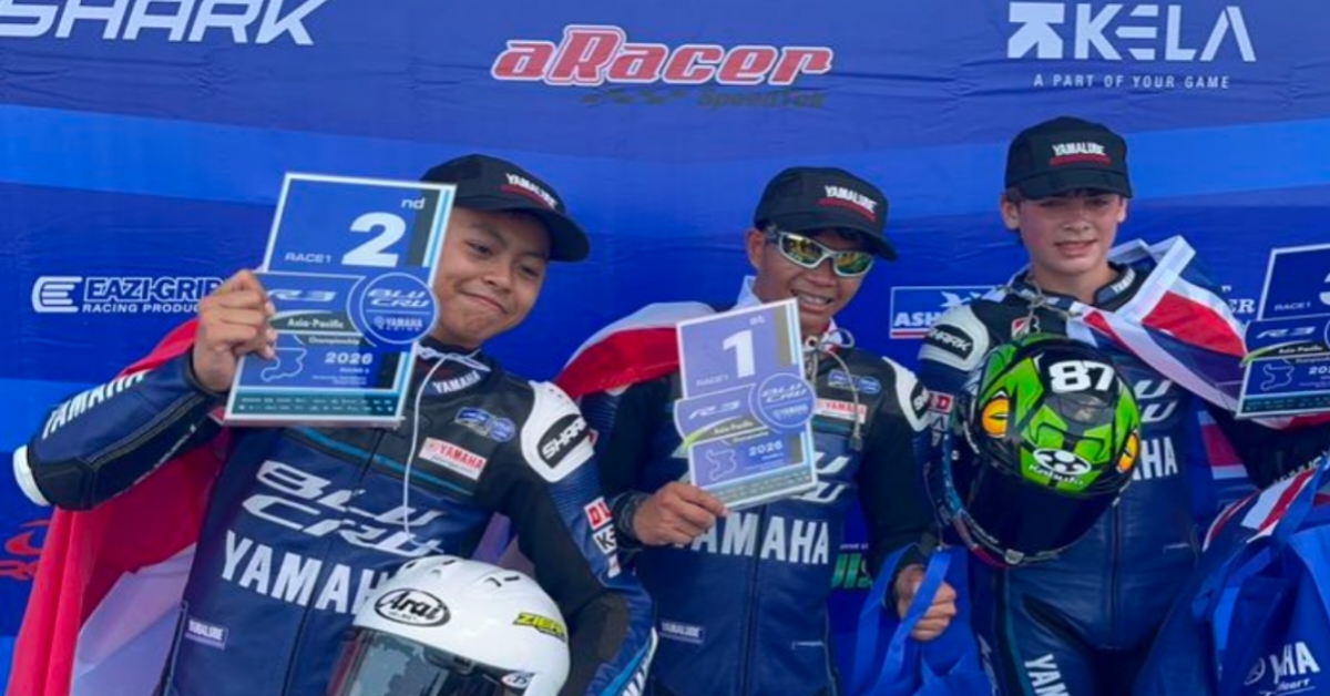 Renaldy Junior Harumkan Nama Takalar, Finis Podium 2 di Kejuaraan Balap Asia-Pasifik Mandalika