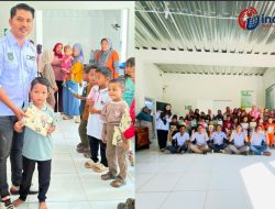 Semarak HUT Bhayangkara ke-80, Ketua APDESI Takalar Bagikan Perlengkapan Sekolah untuk Lulusan TK Butta Toa