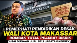 Pemerhati Pendidikan Desak Wali Kota Makassar Rombak Total Pejabat Disdik Usai Dugaan Jual Beli Jabatan Kepsek