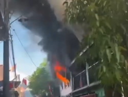 Kebakaran Hanguskan 5 Rumah di Borong Manggala, Satu Ibu Hamil Dilarikan ke Rumah Sakit